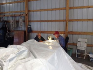 sewing tents
